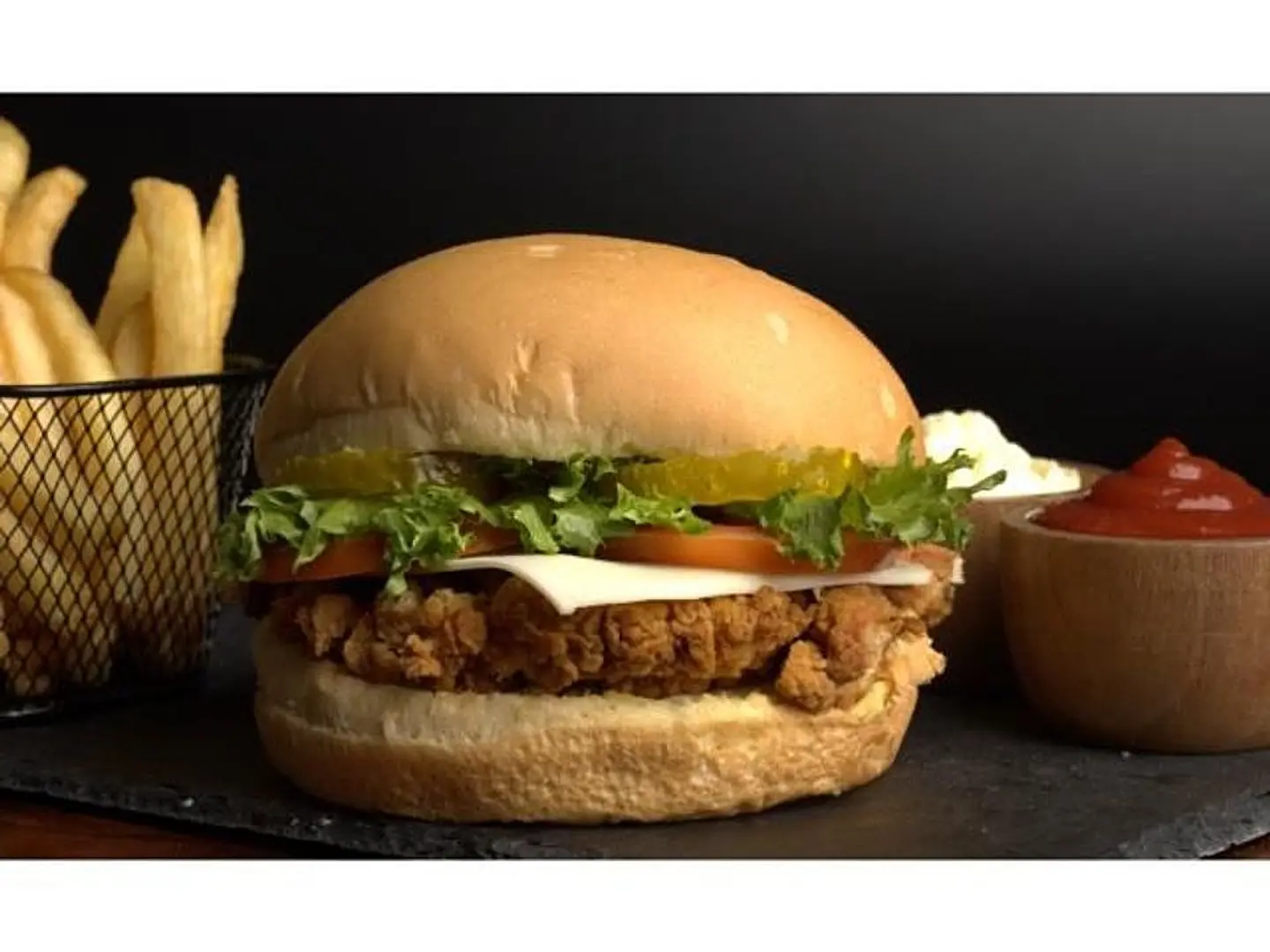 برجر زنجر فيليه حار