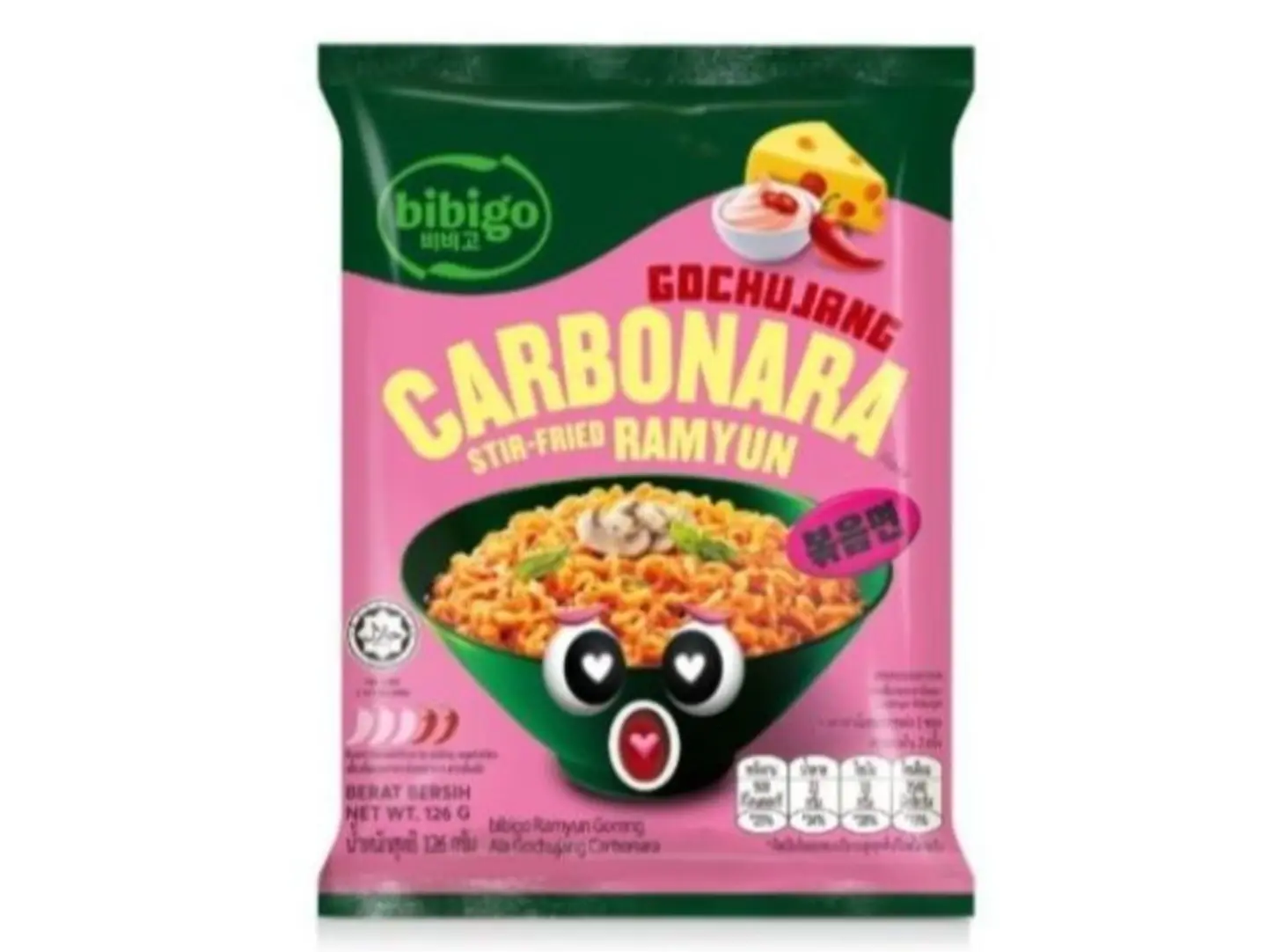 Bibigo Gochujang Carbonara Stir Fried Ramyun Pack
