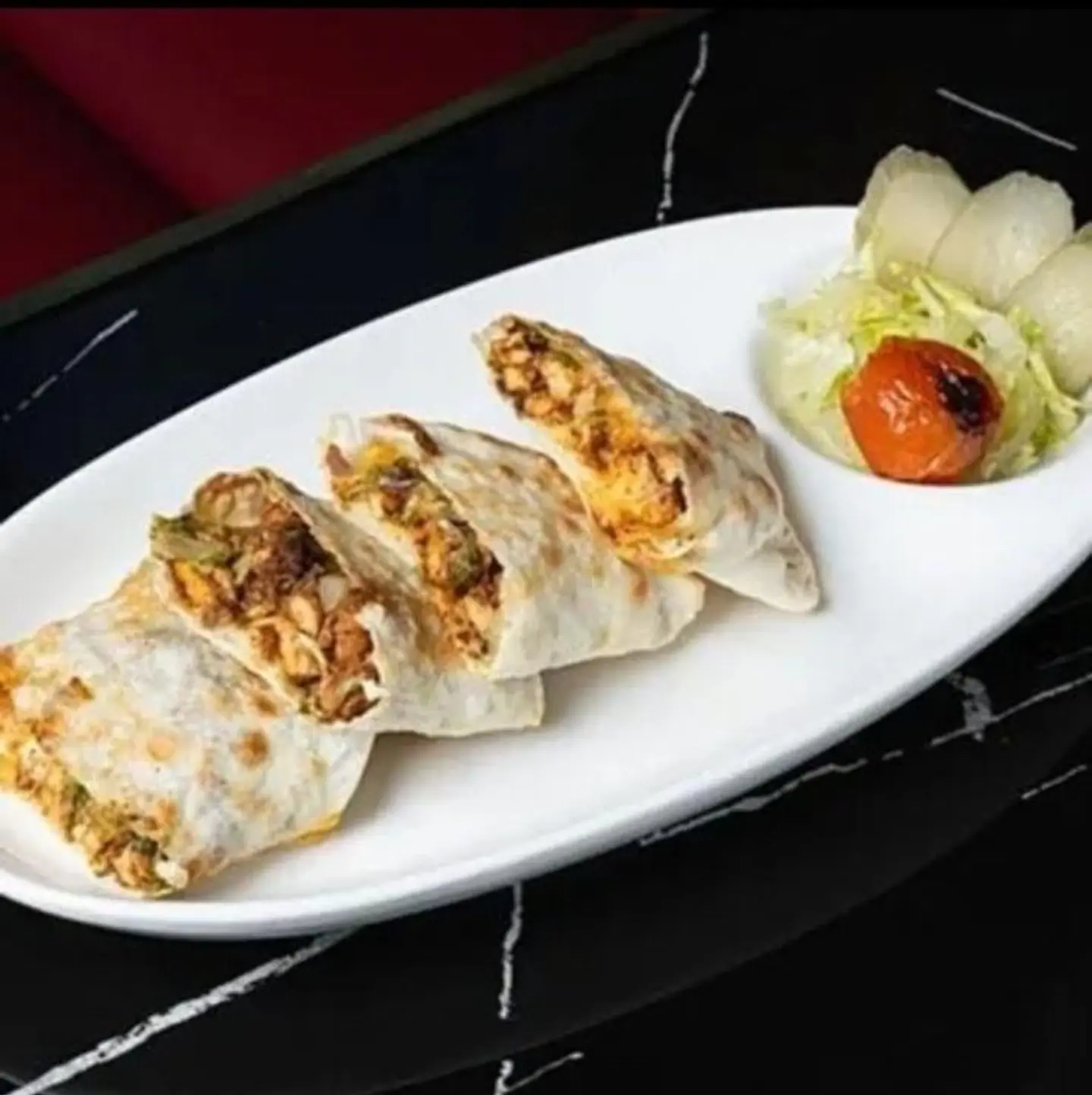 Chicken Shawarma In Baklava Pastry