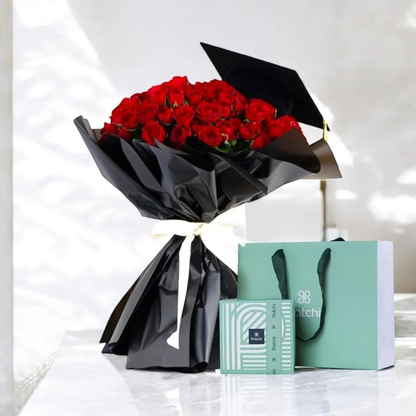 باقة فرحة التخرج الساحرة