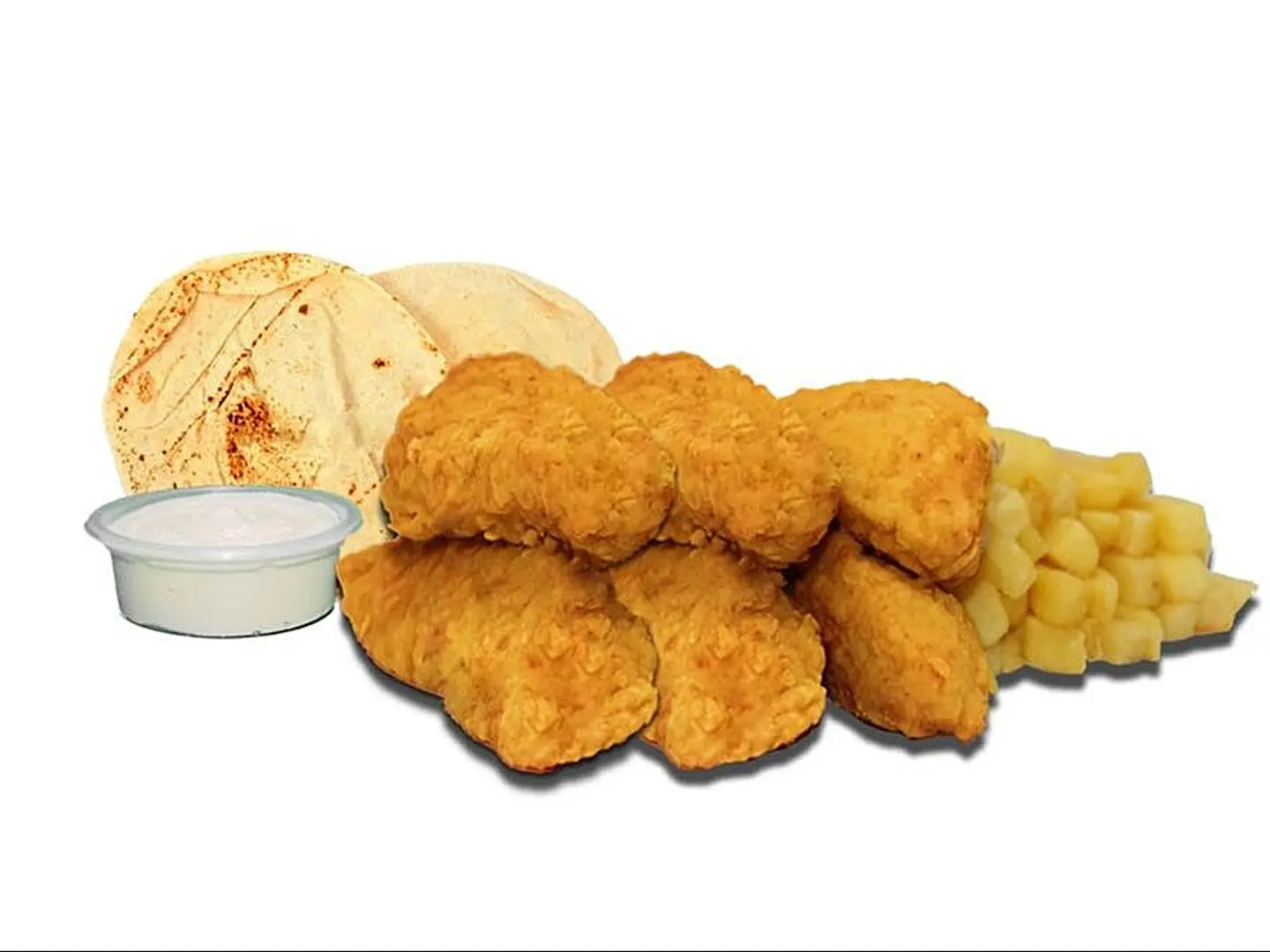 بروستد مسحب الدجاج عادي