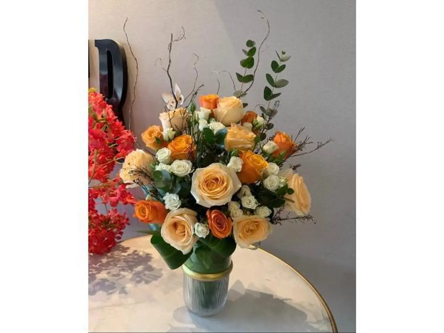 Orange Sunset Vase