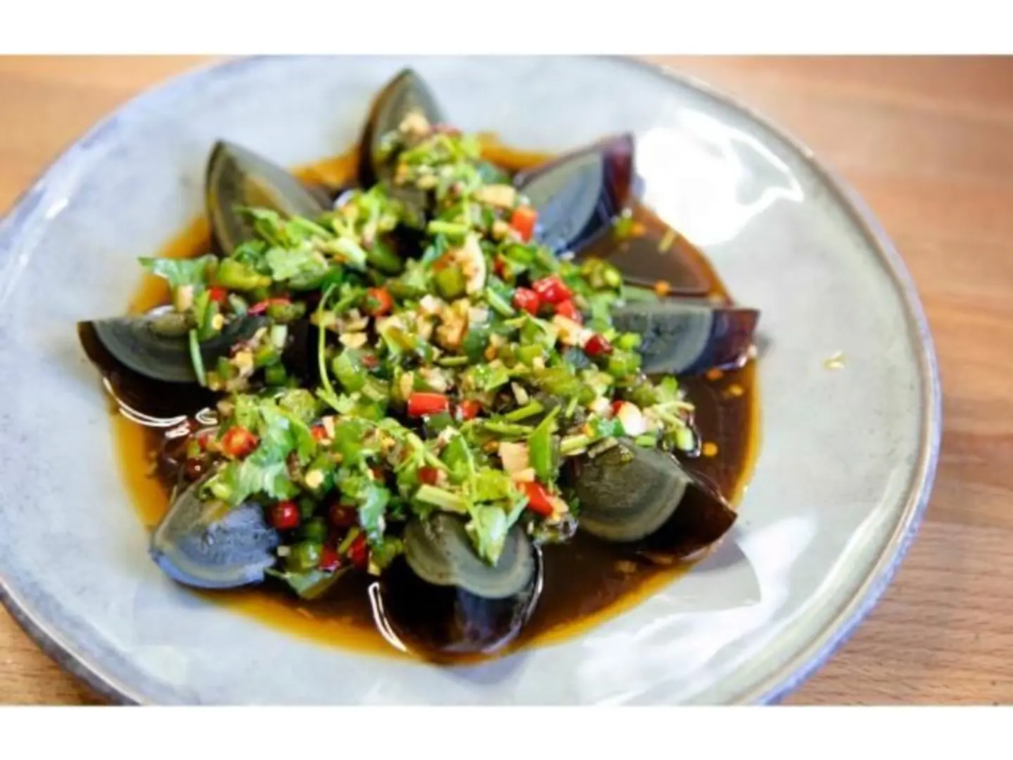 Century Eggs With Chili
