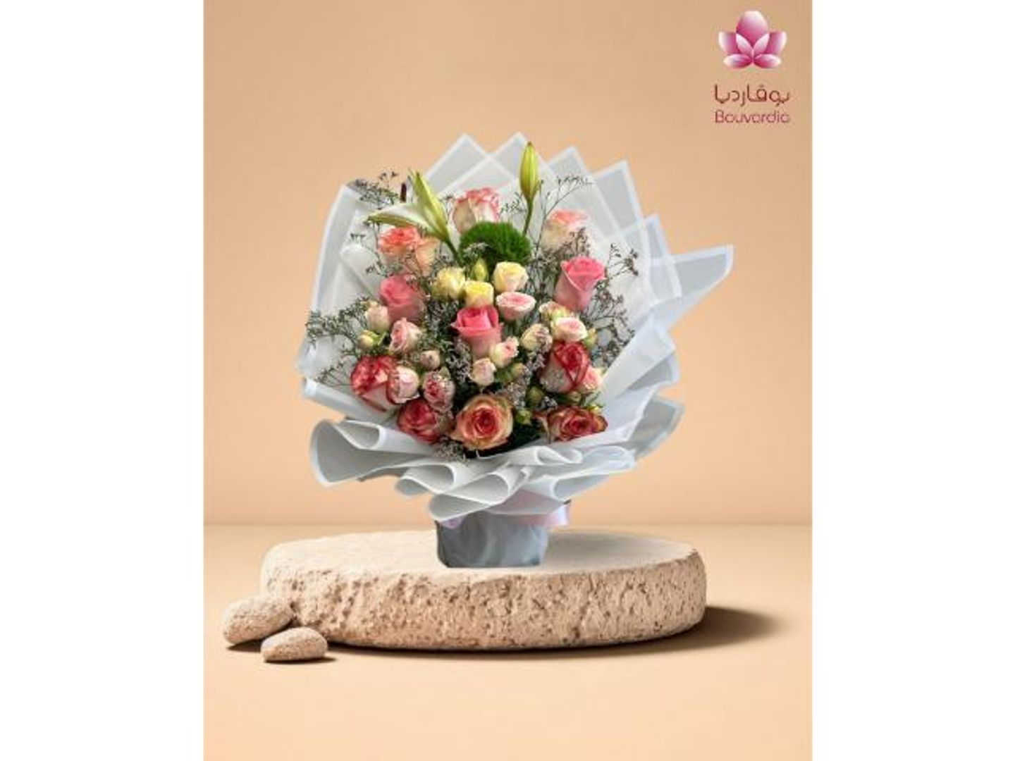 باقة ورد طبيعي ٩