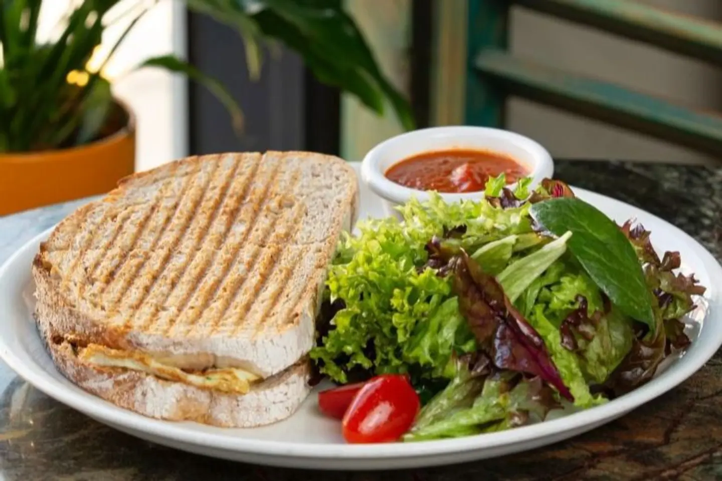 Turkey Meat And Cheese Panini