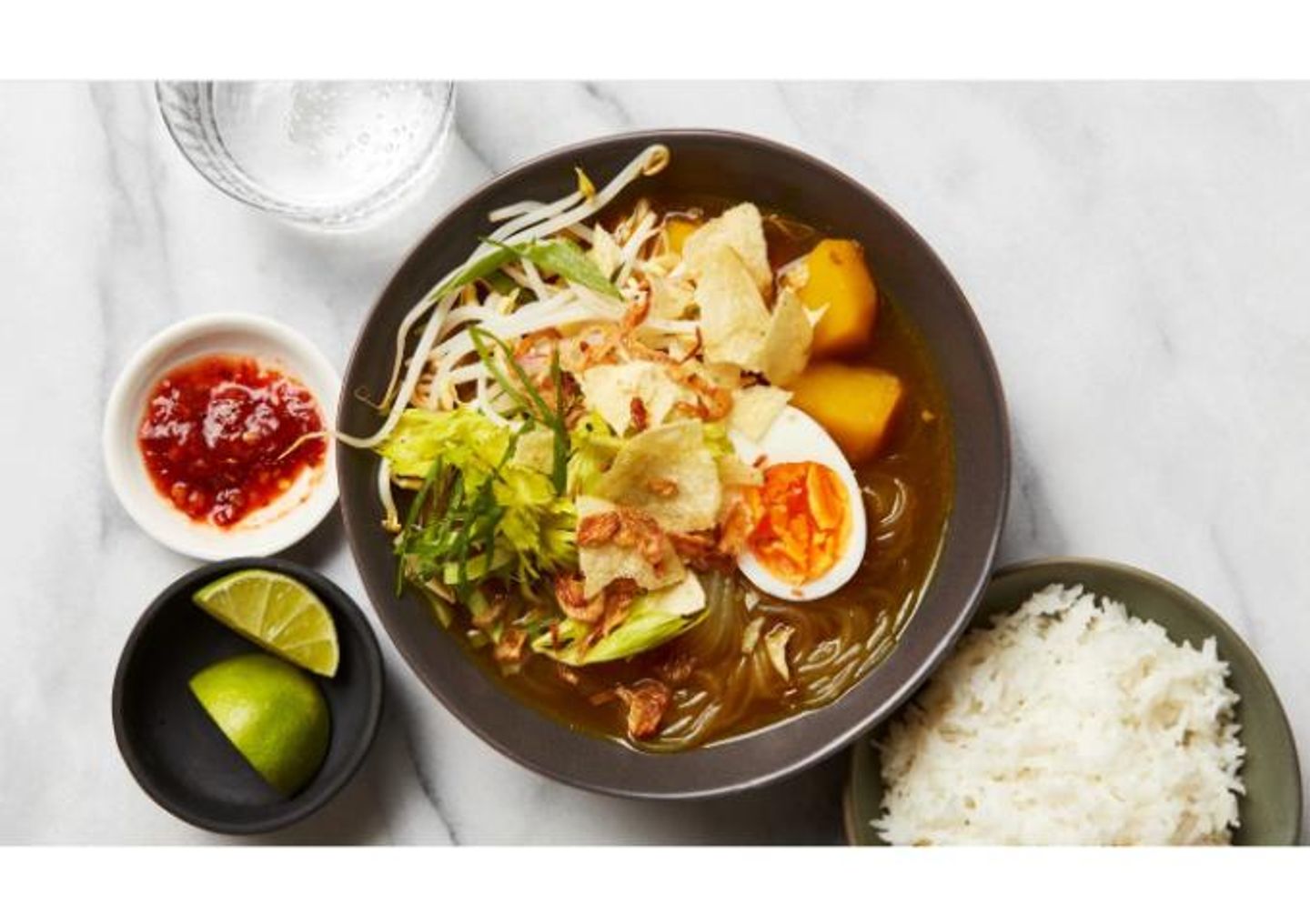 Soto Betawi With Rice