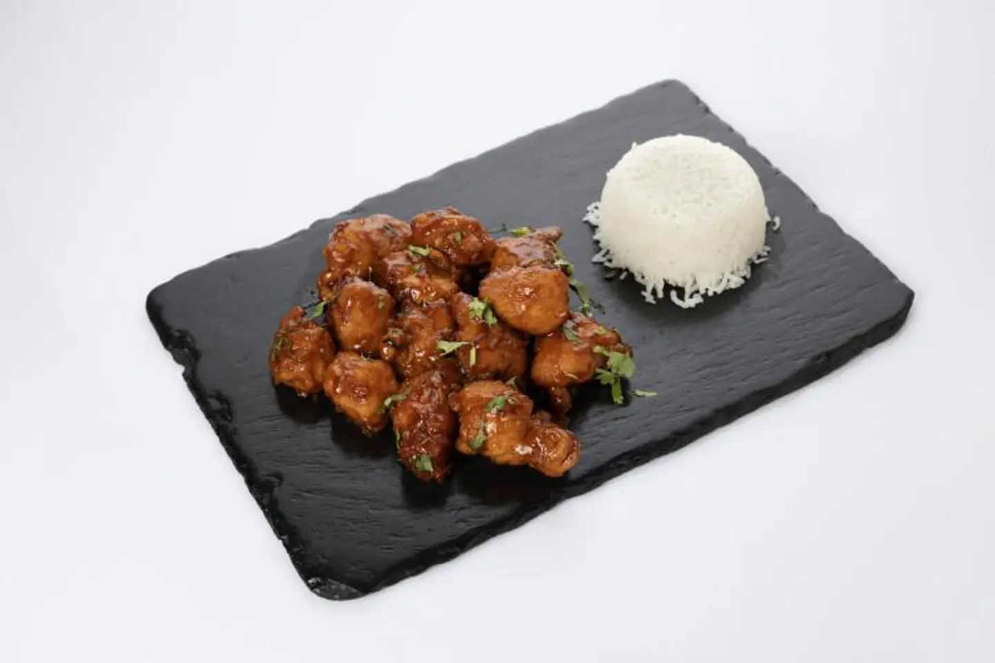 Chicken Manchurian With Rice