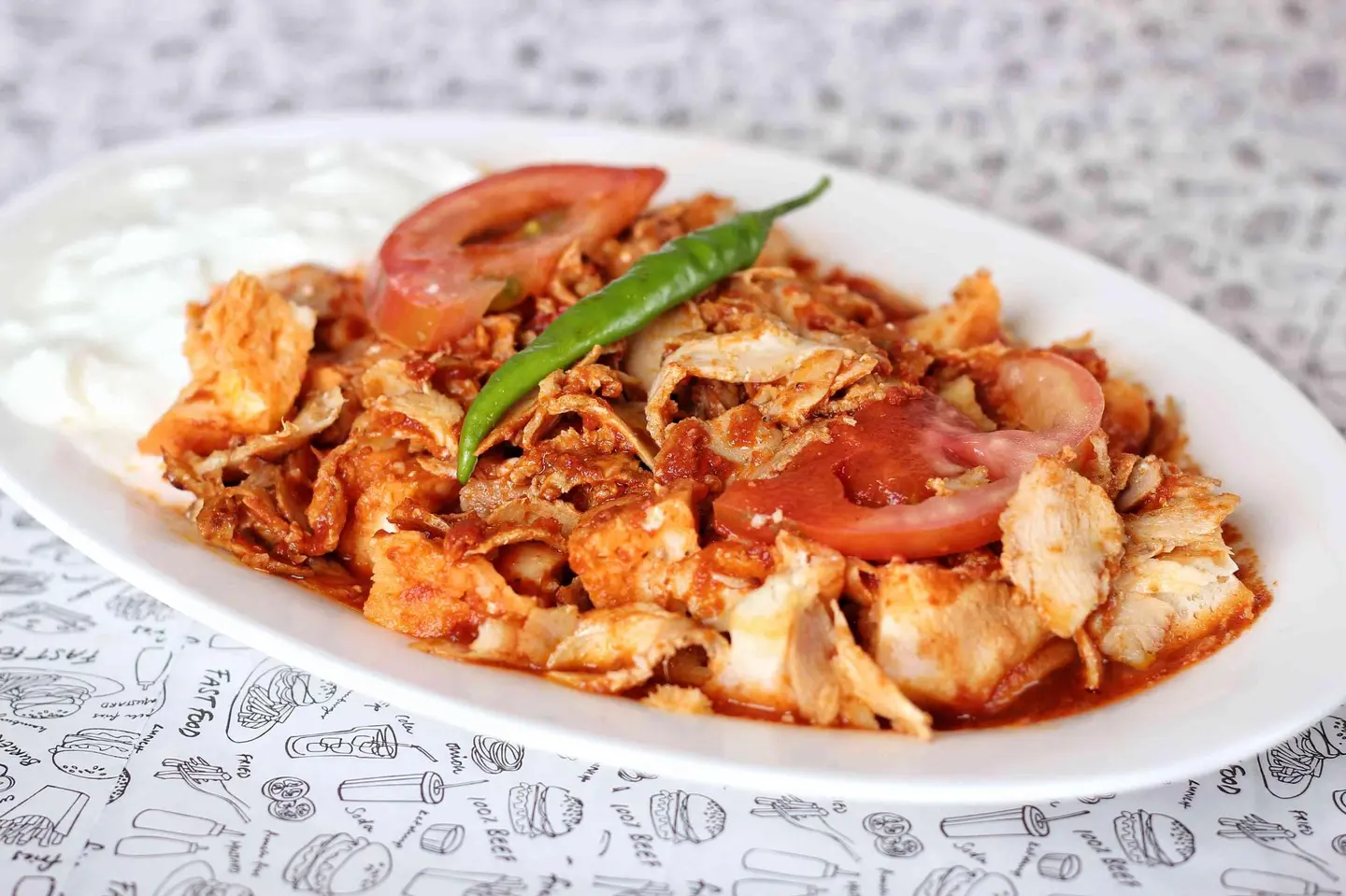 Golden Chicken Iskender