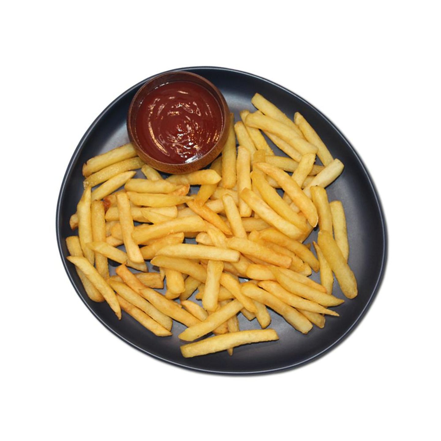 صحن بطاطس وسط