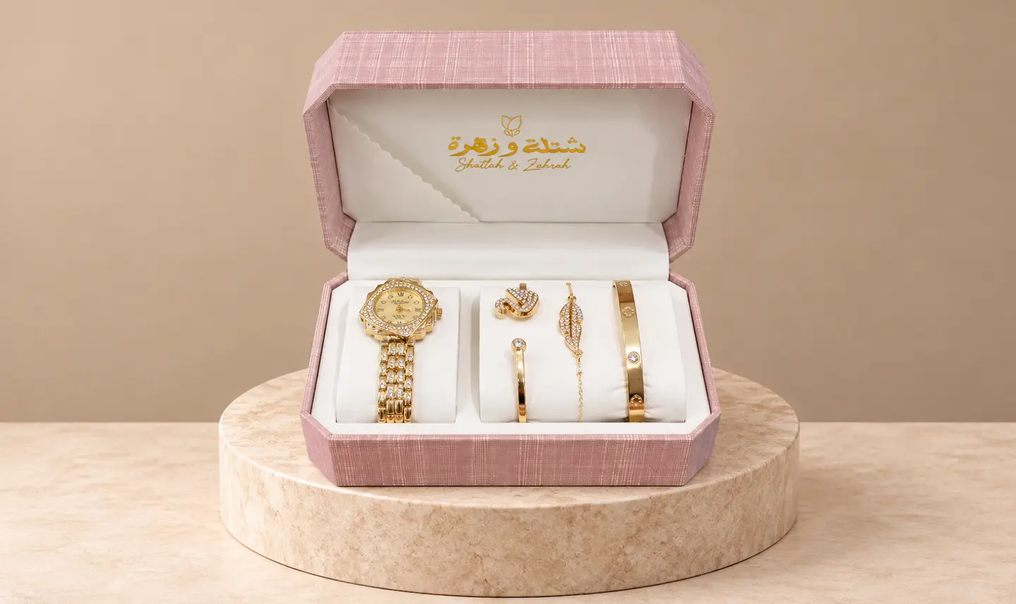 طقم ساعة نسائية 4
