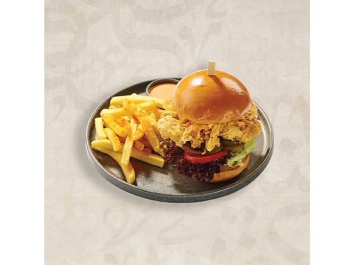 Volcano Zinger Burger