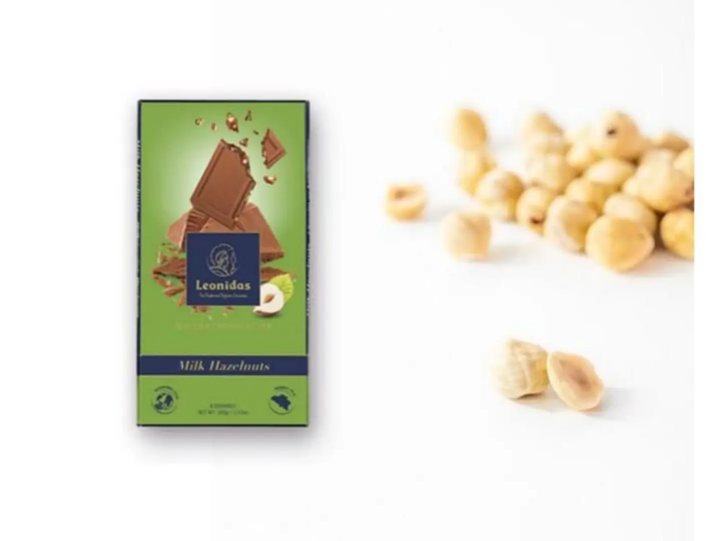 Milk Chocolate Bar Filled With Hazelnuts