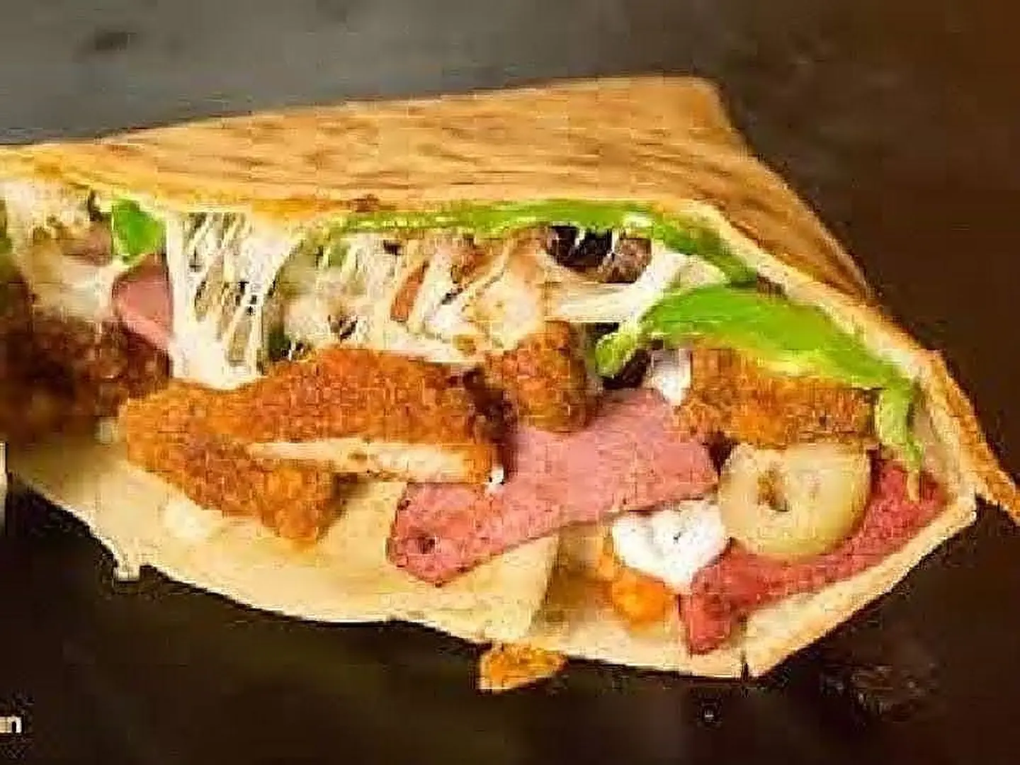 Crispy Chicken Crepe