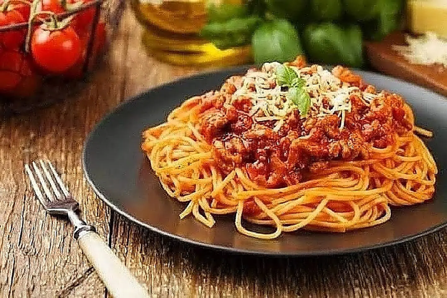 Spaghetti With Chicken Pesto Sauce