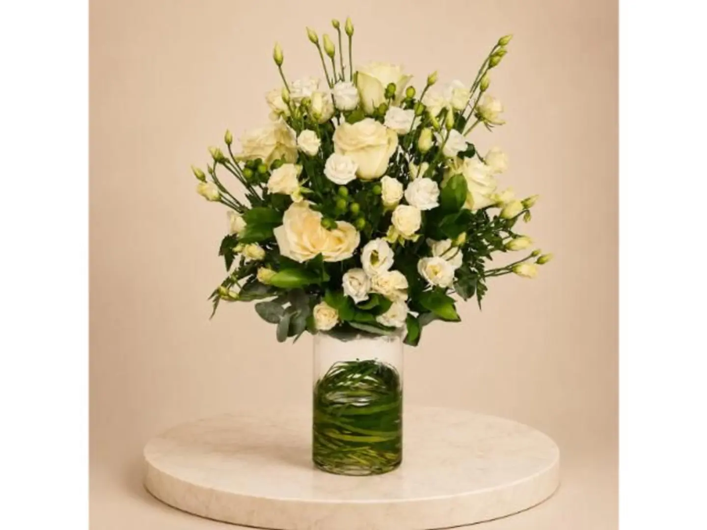 White Luxury Flower Vase