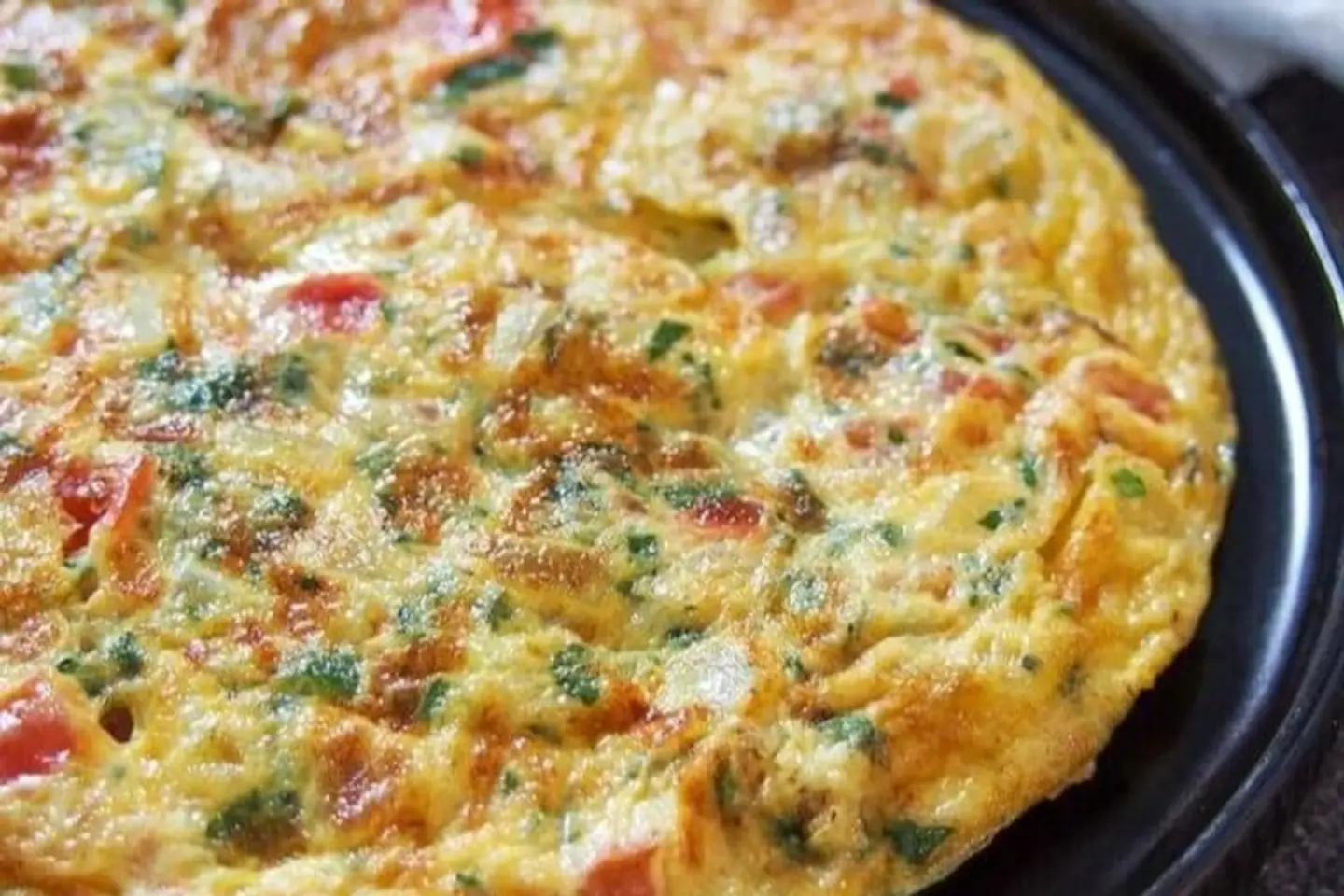 عجة البيض مزدوجة