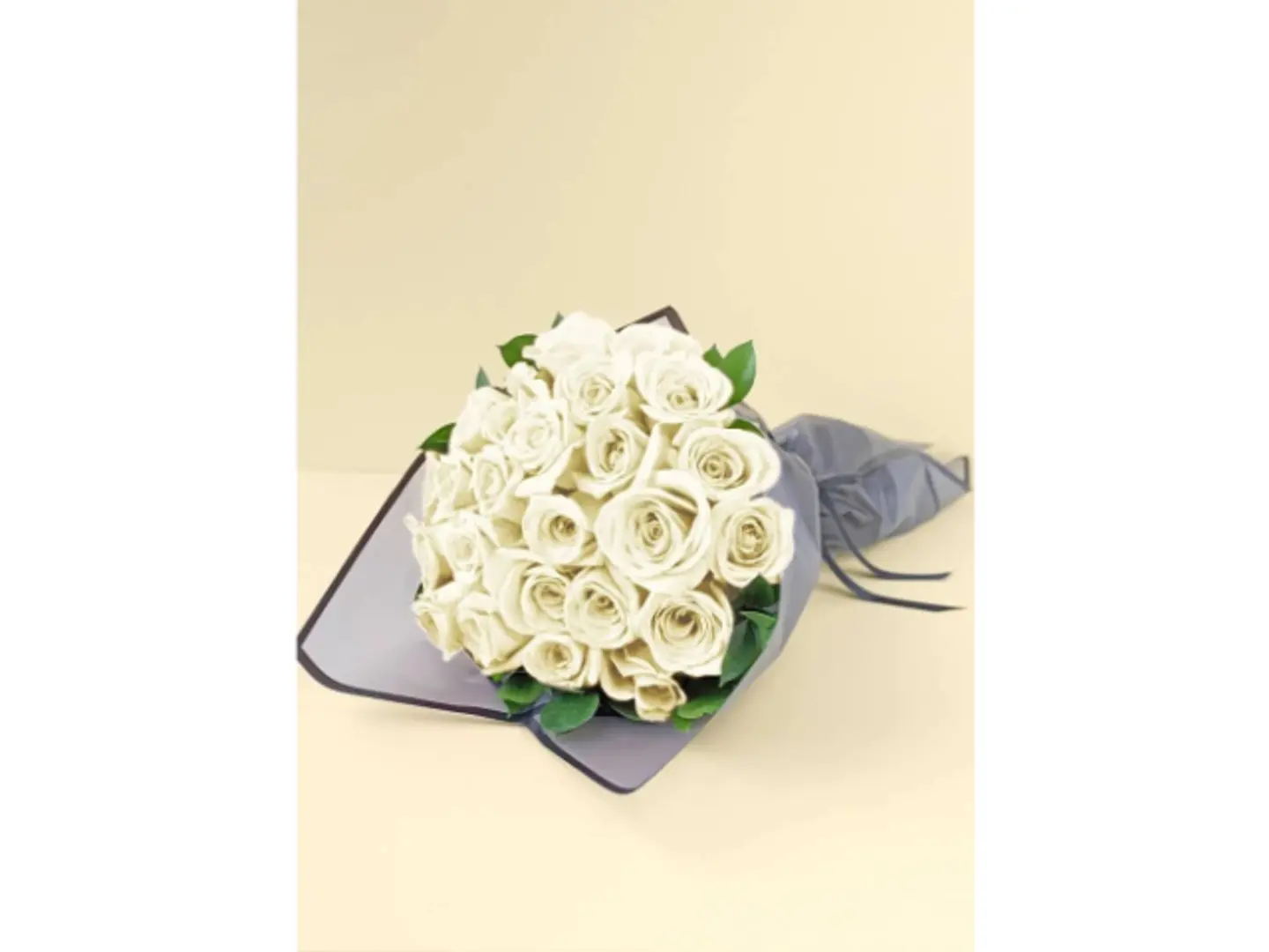 White Bouquet With Natural White Flowers