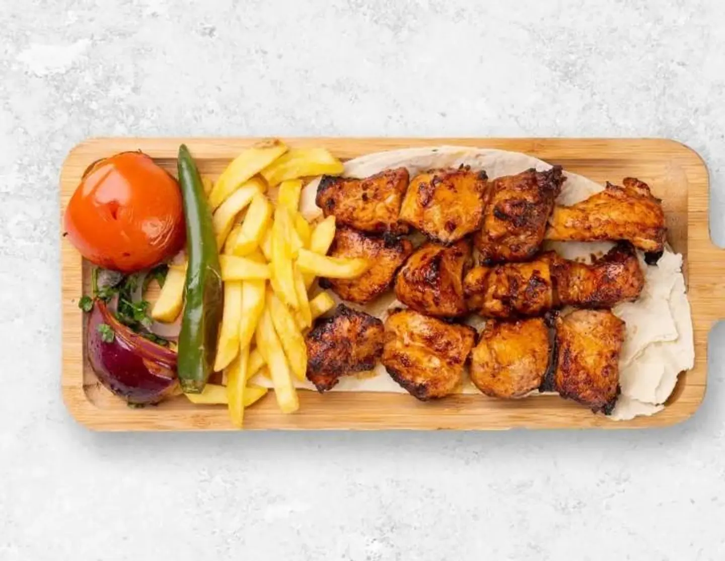 شيش طاووق وسط