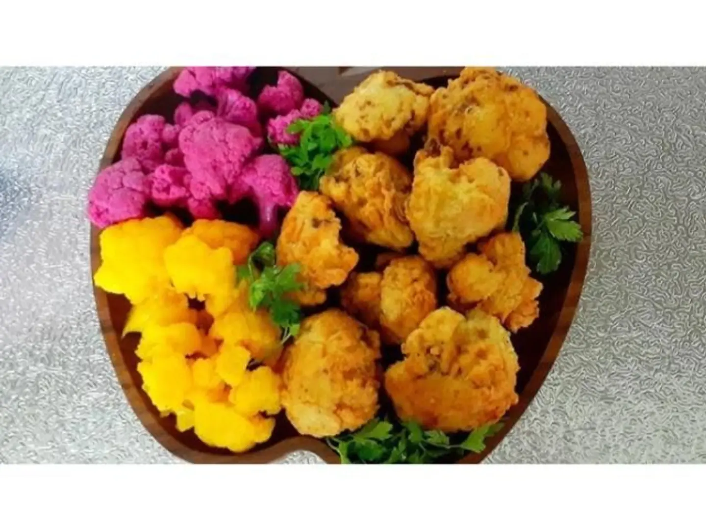 طبق قرنبيط زهرة