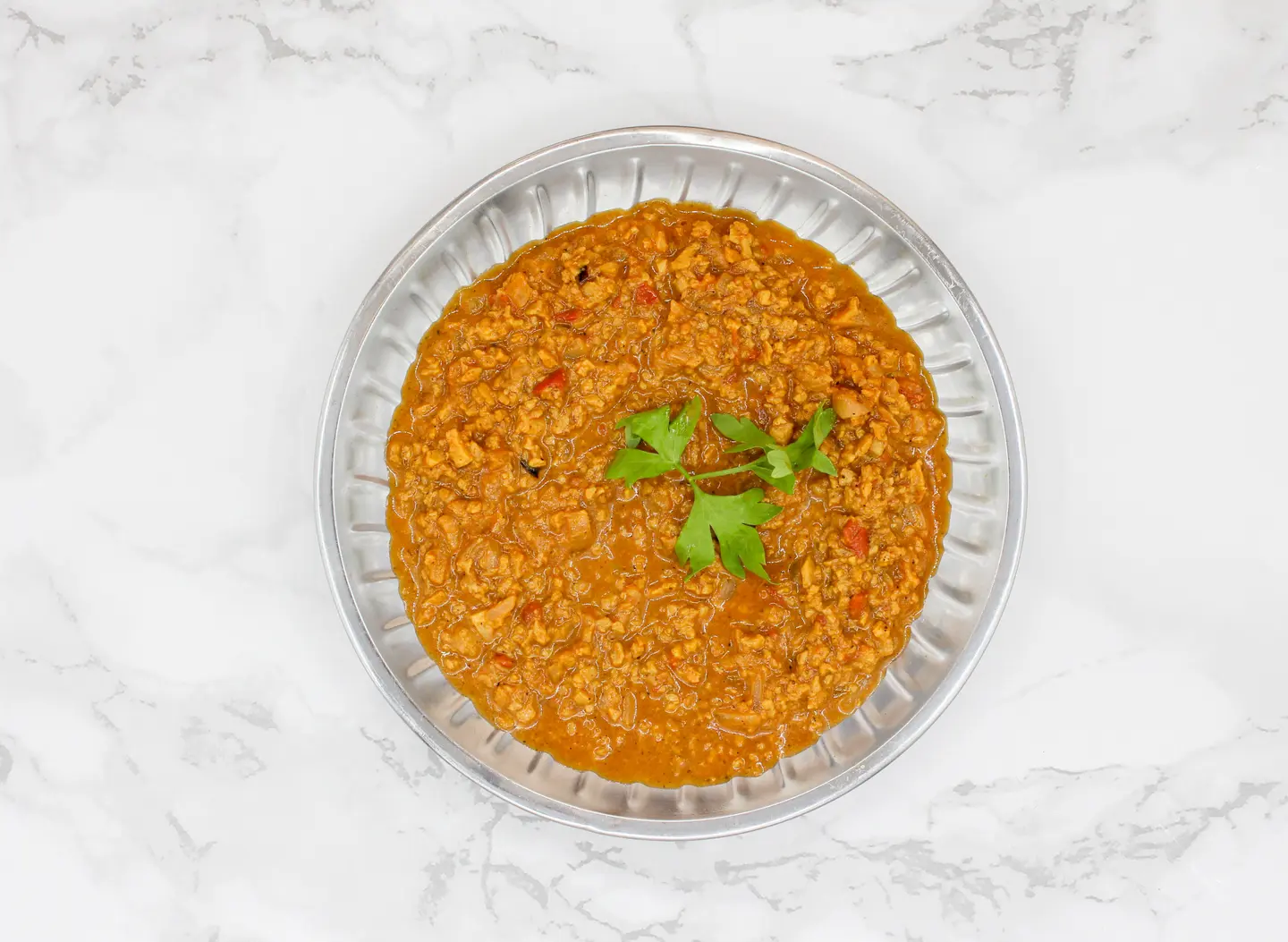 صحن لحم مفروم