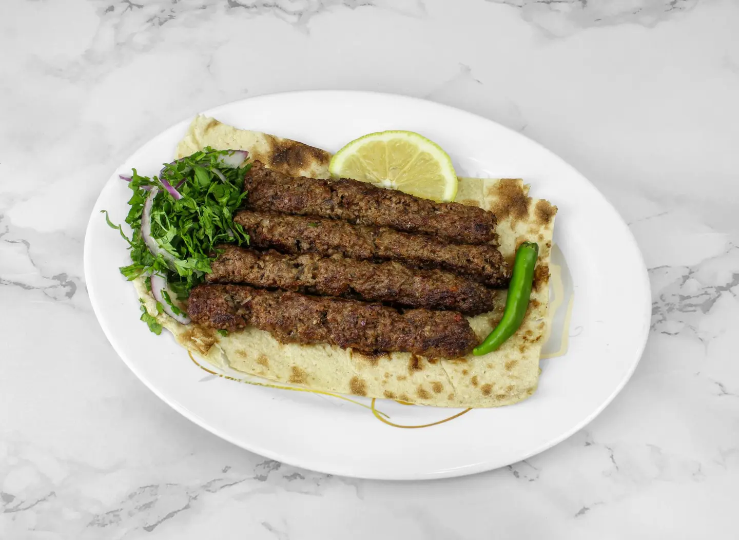 A For One Person Of Meat Kebab