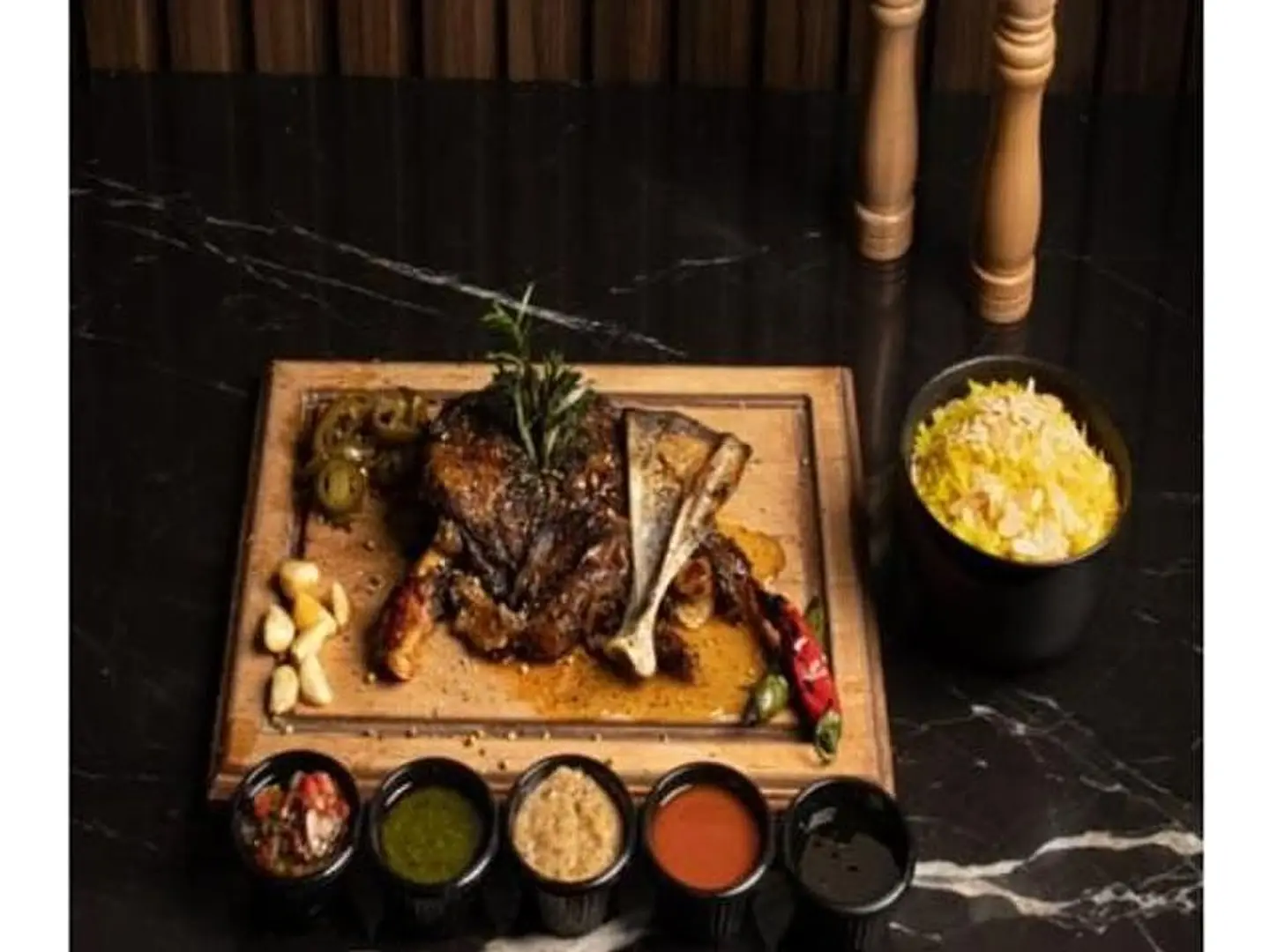 كتف غنم مدخن