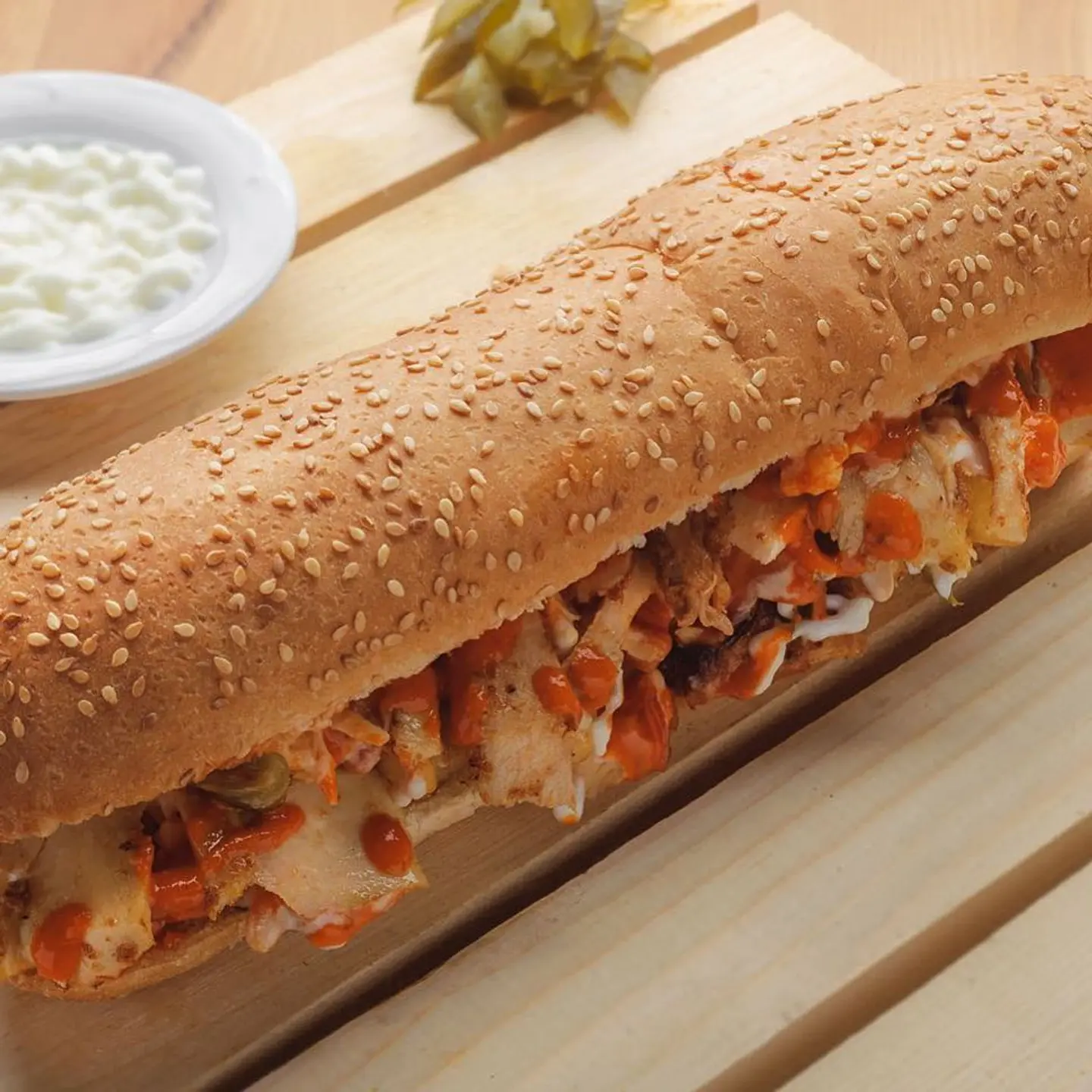 ساندوتش شاورما جامبو