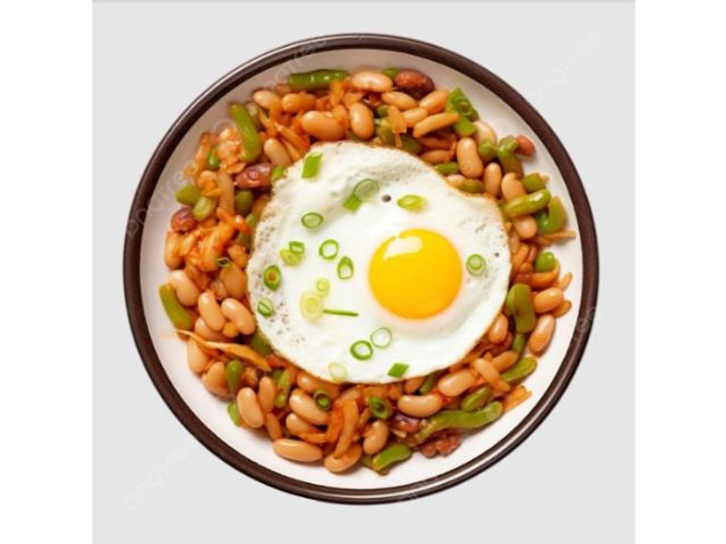 Beans With Eggs And Cheese