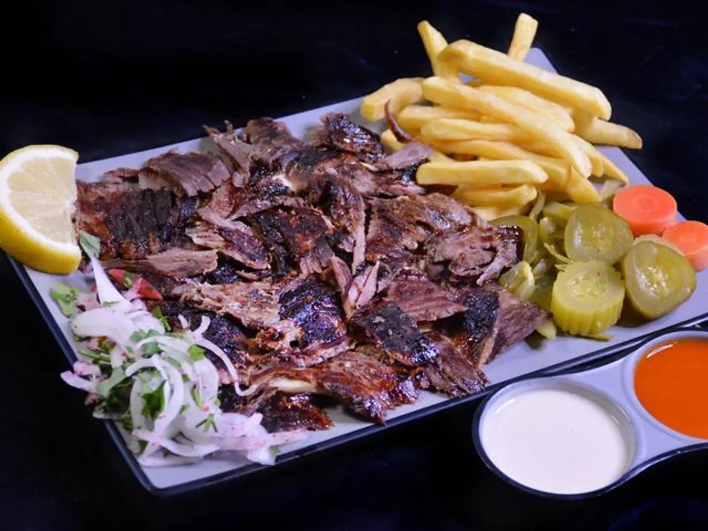 شاورما لحم فرط شرائح