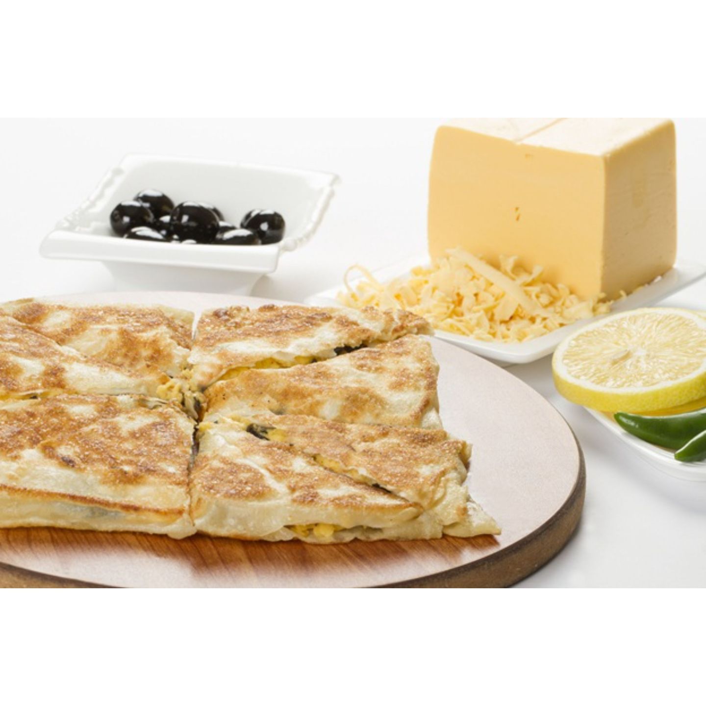Cheddar Cheese Pie With Olives