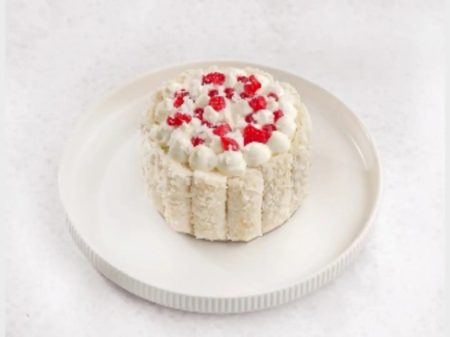 Coconut And Raspberry Cake Small