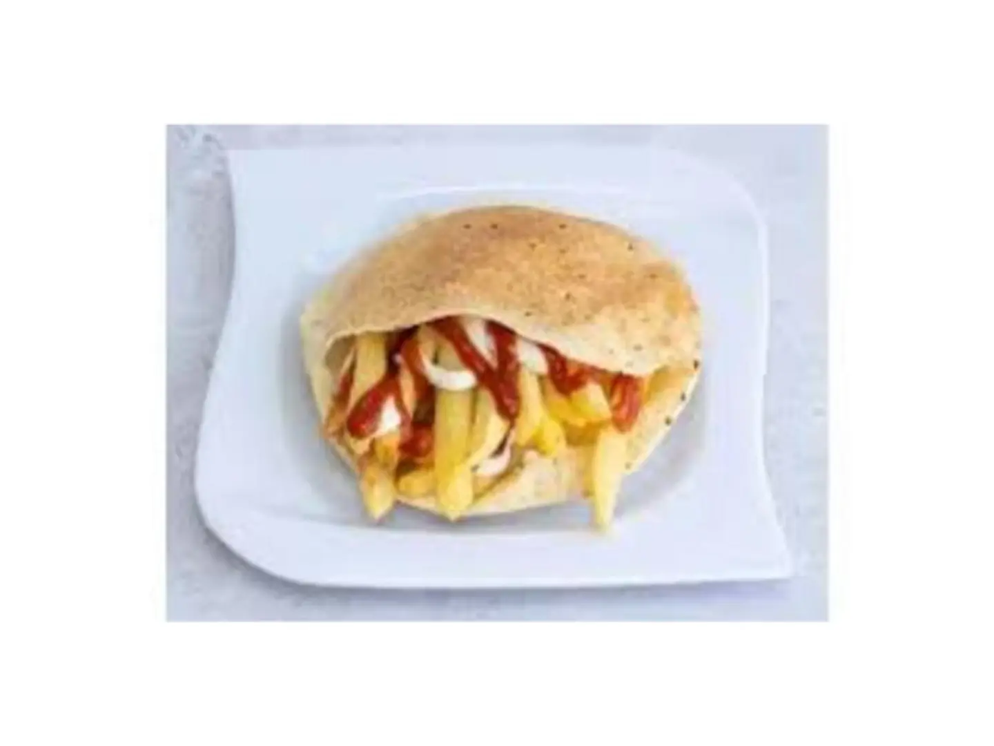 Potatoes With Ketchup And Mayonnaise