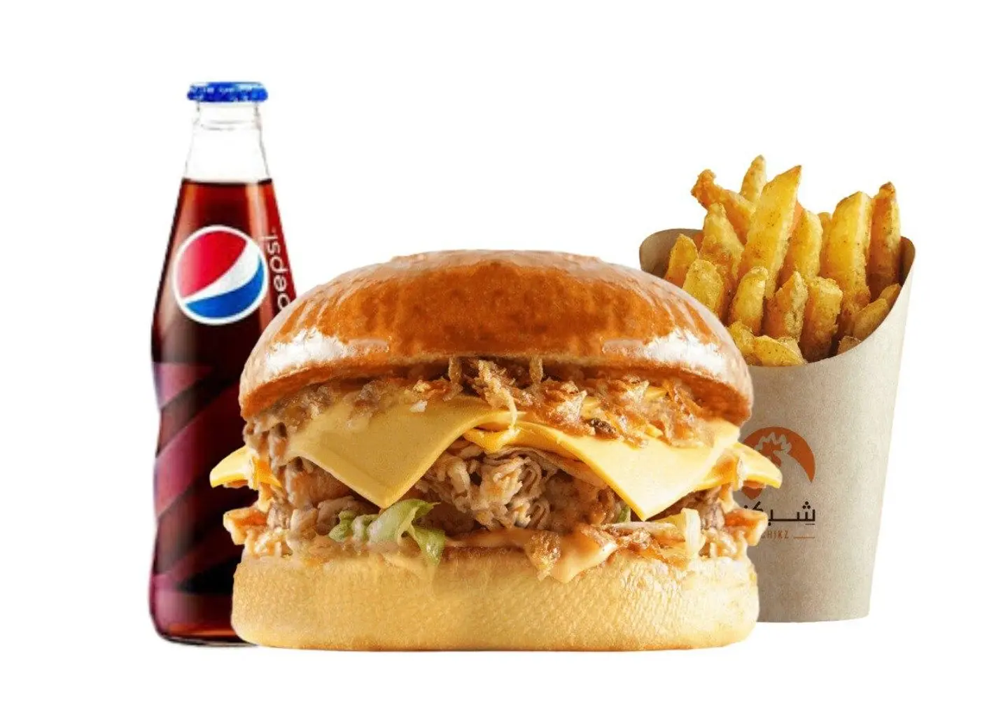 Buffalo Burger Meal - Double