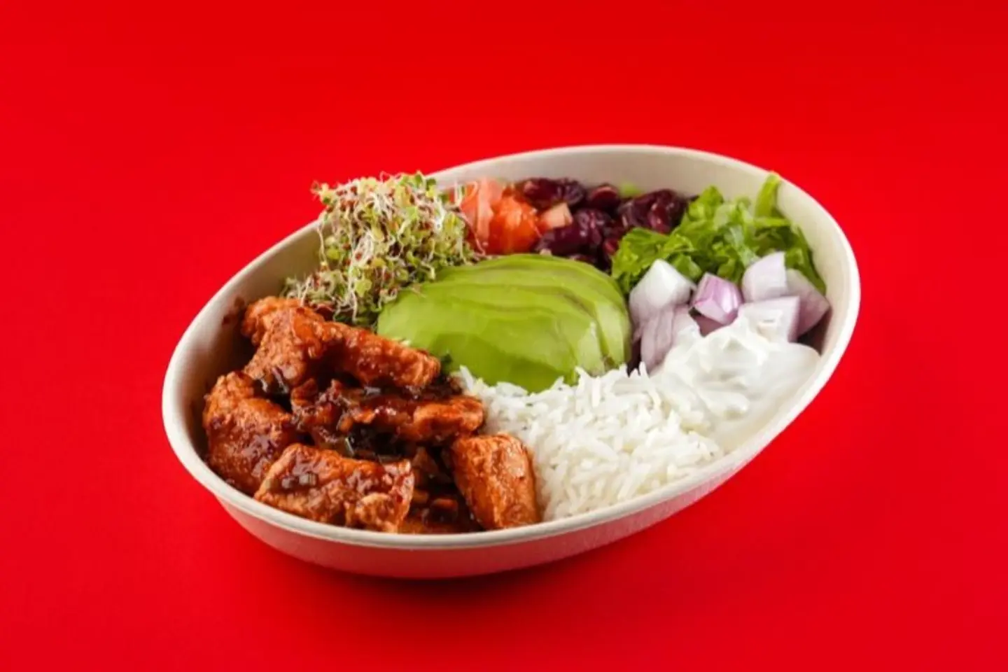 Chicken Asians Bowl