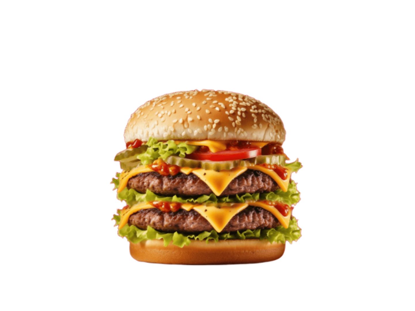 Double Beef Burger With Cheese