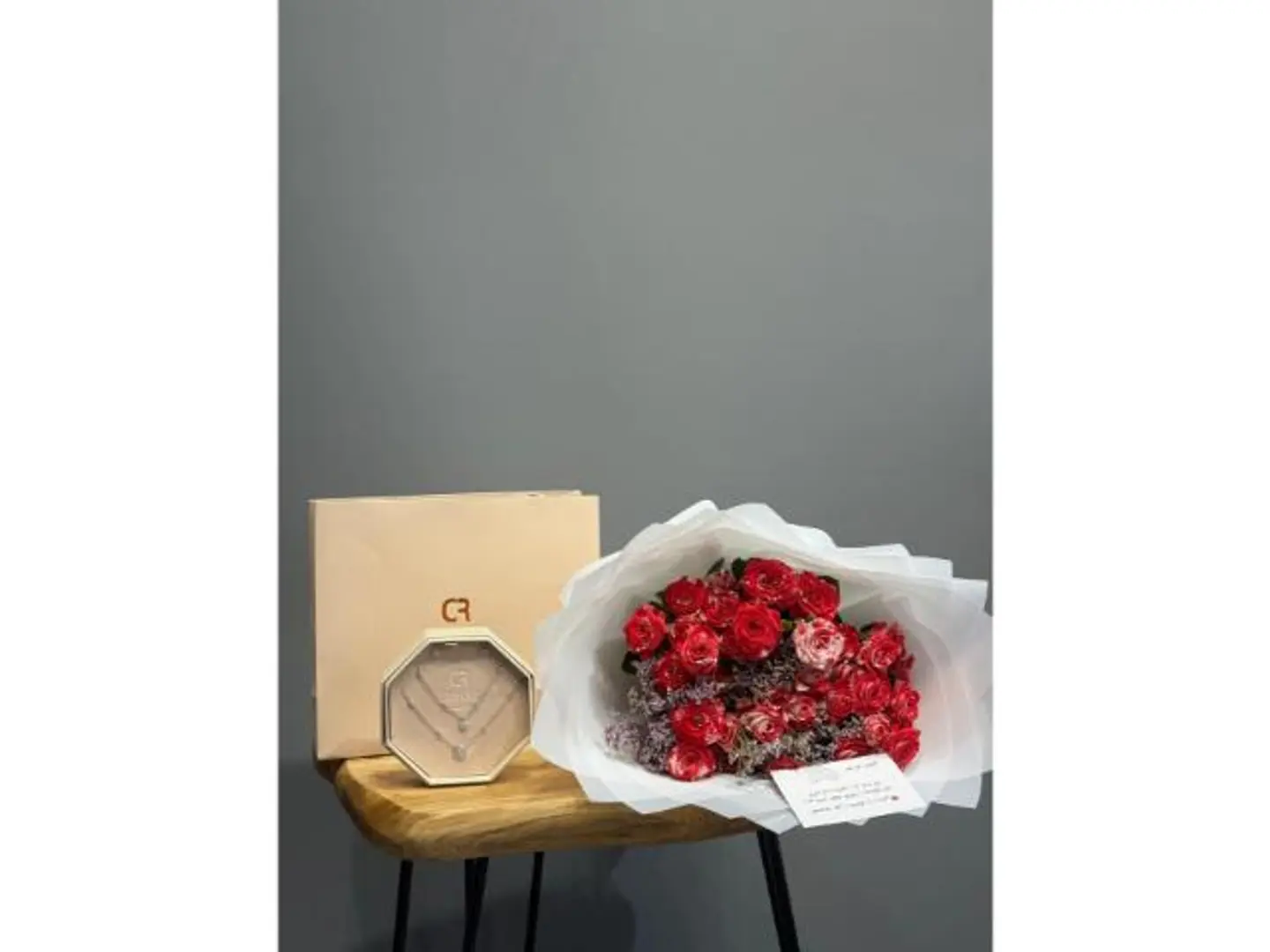 Coral Necklace Bouquet
