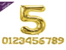 Big Gold Number - Zero 0