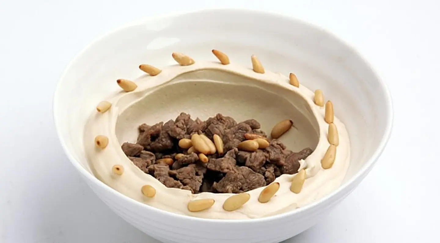 كبدة مع حمص