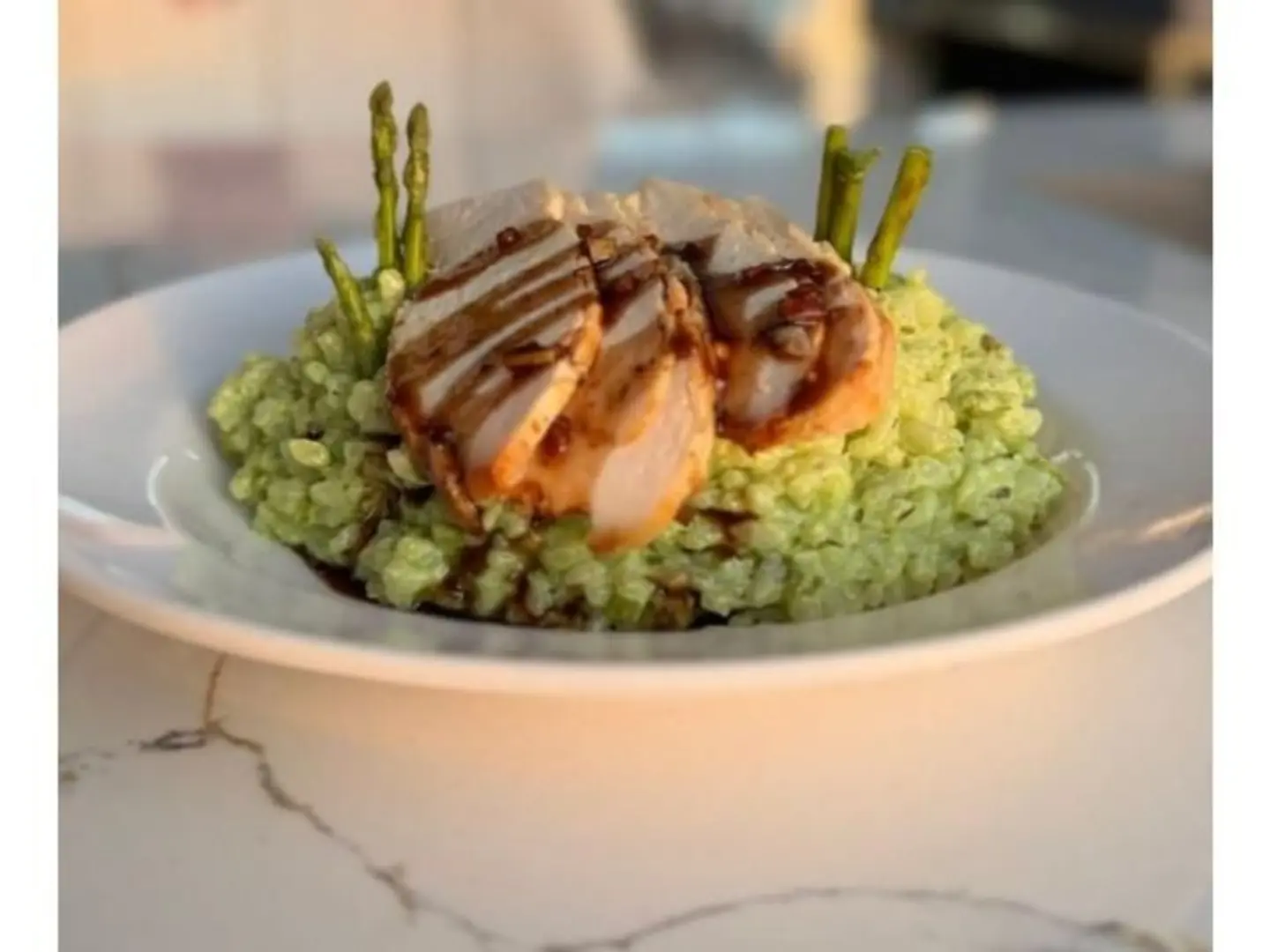Chicken And Asparagus Risotto