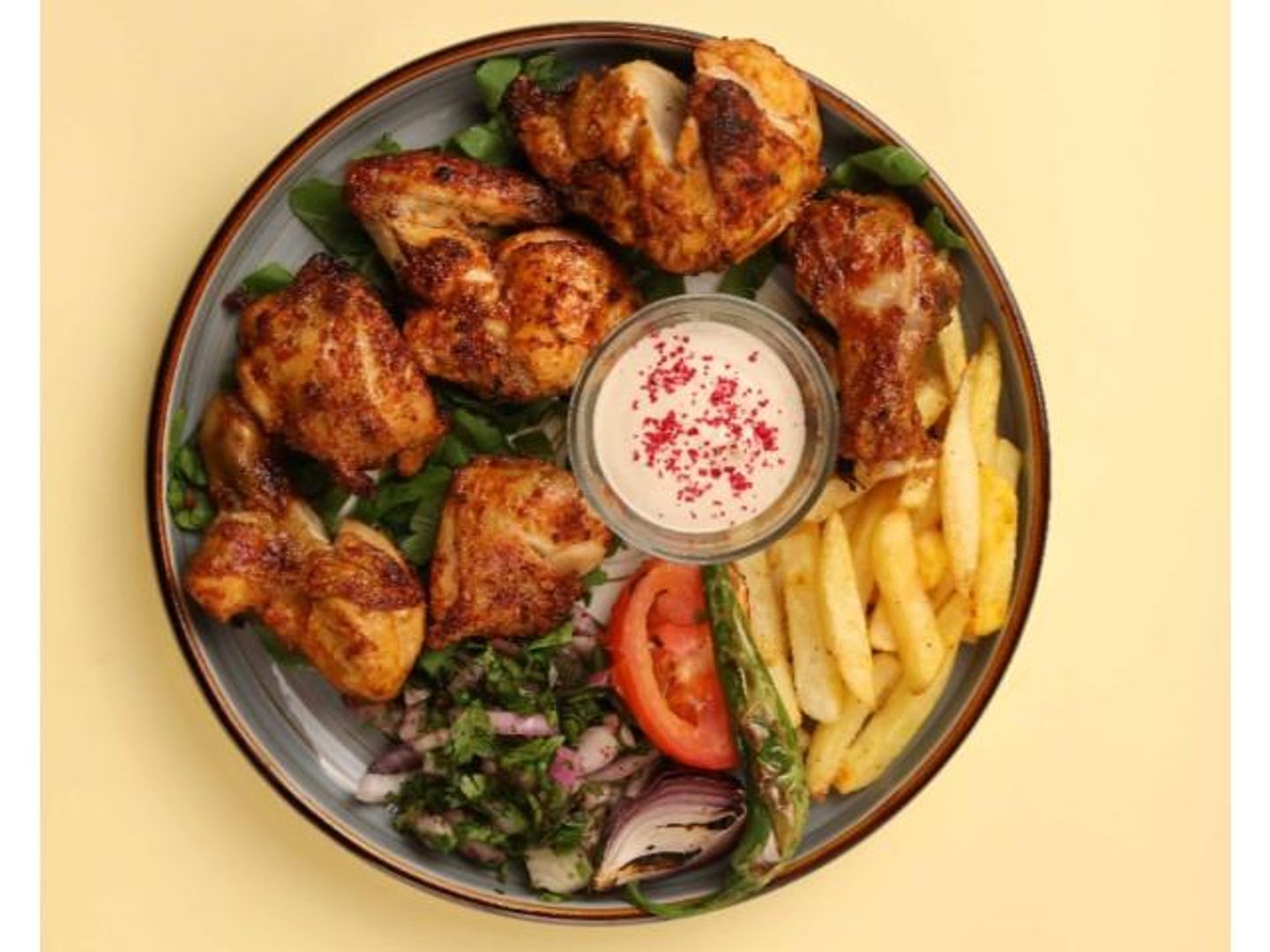 Half Grilled Chicken