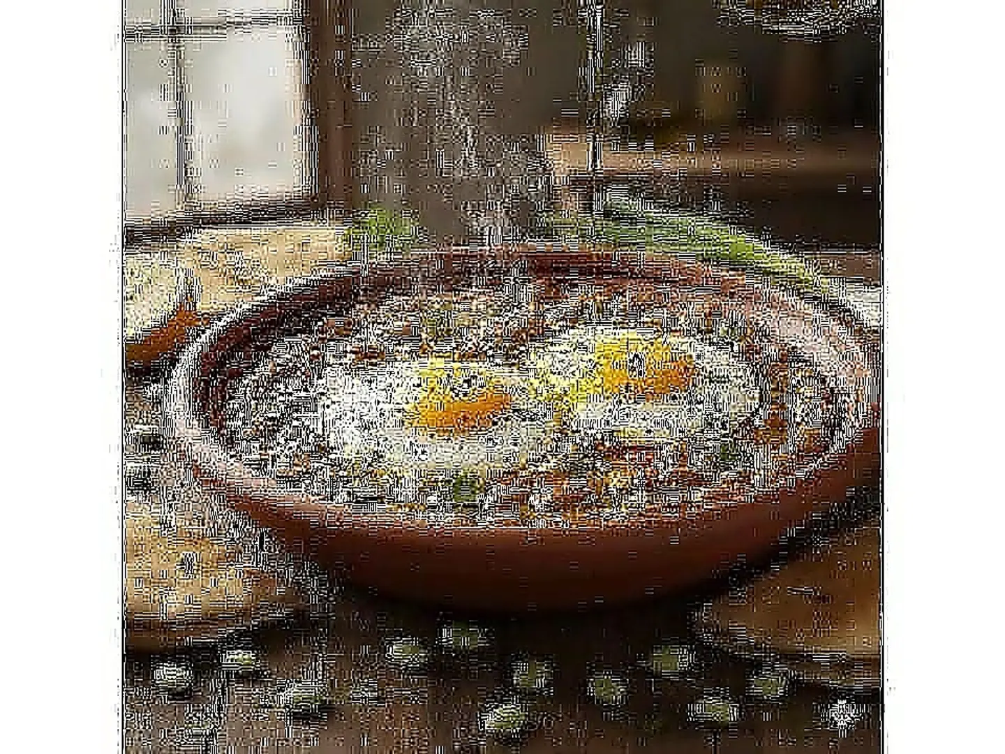 Large Fava Beans With Egg