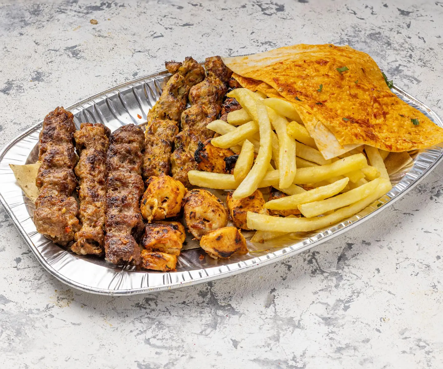 نص كيلو مشكل وسط