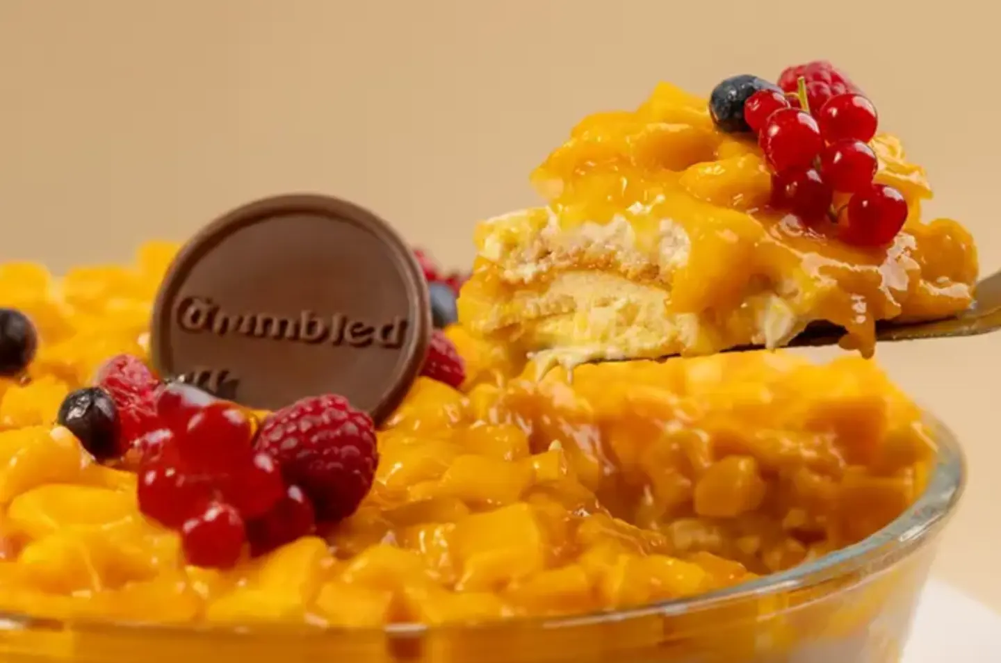 Mango Truffle Cake