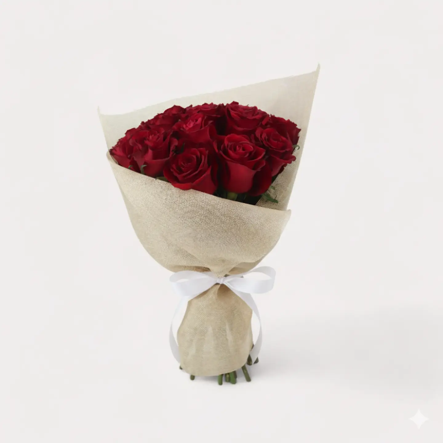 Our Love Bouquet With Burlap Packaging