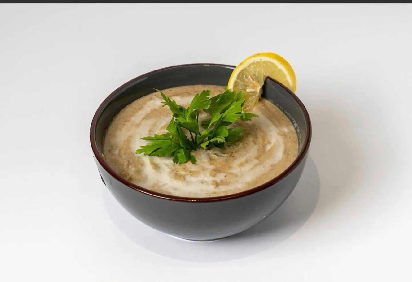Roasted Eggplant And Cashew Soup