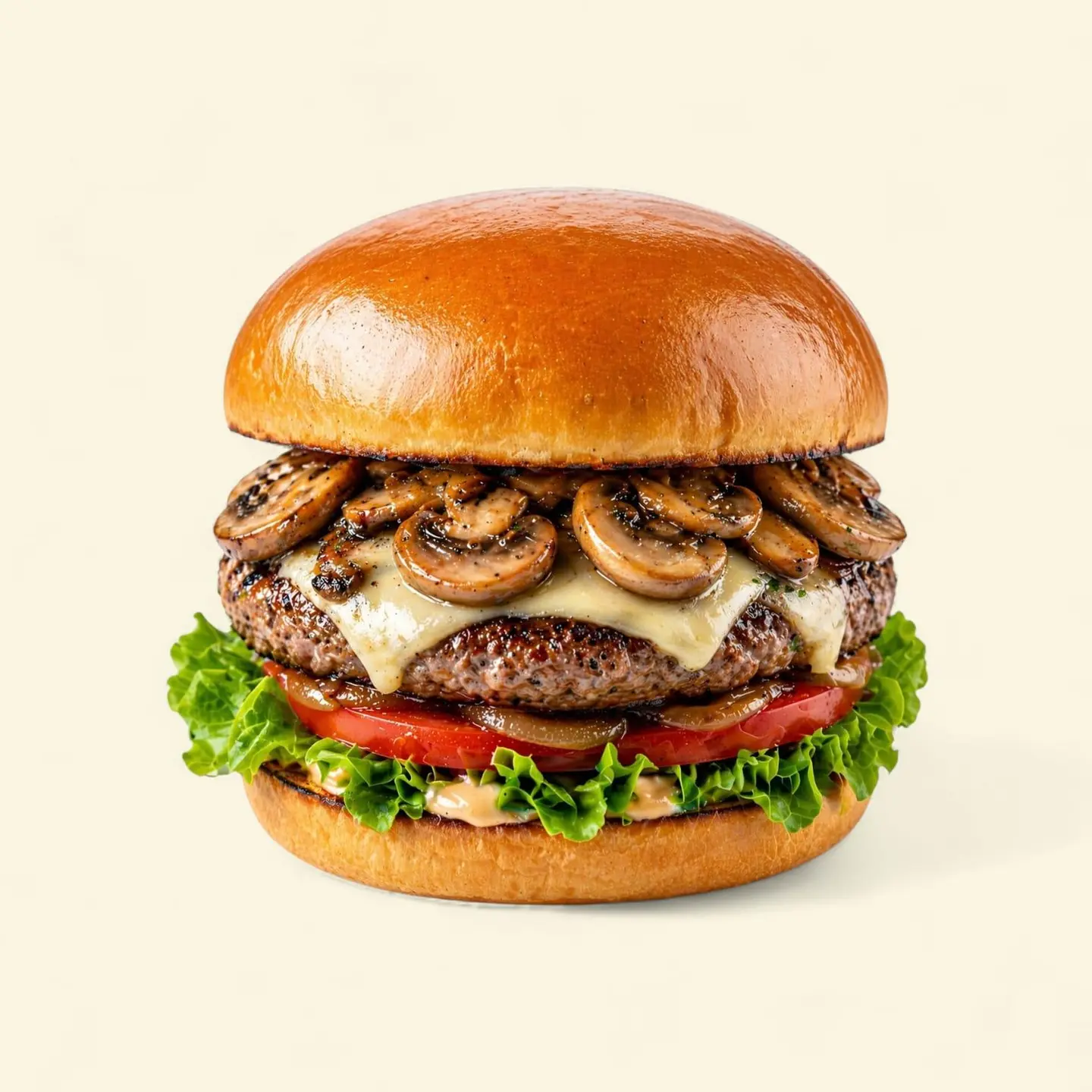 Mushroom Beef Burger