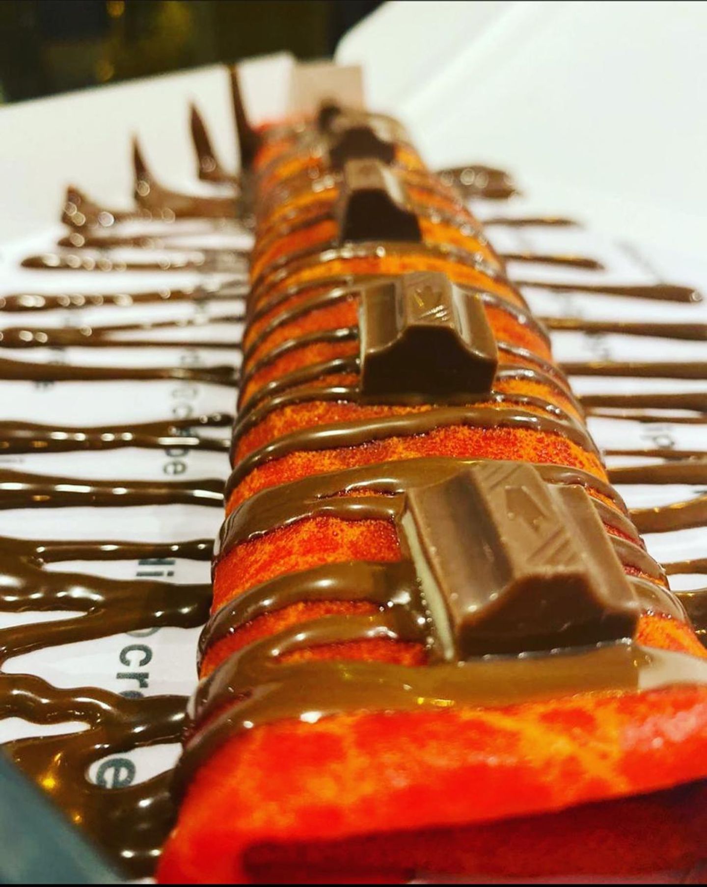 Red Velvet Roll Crepe