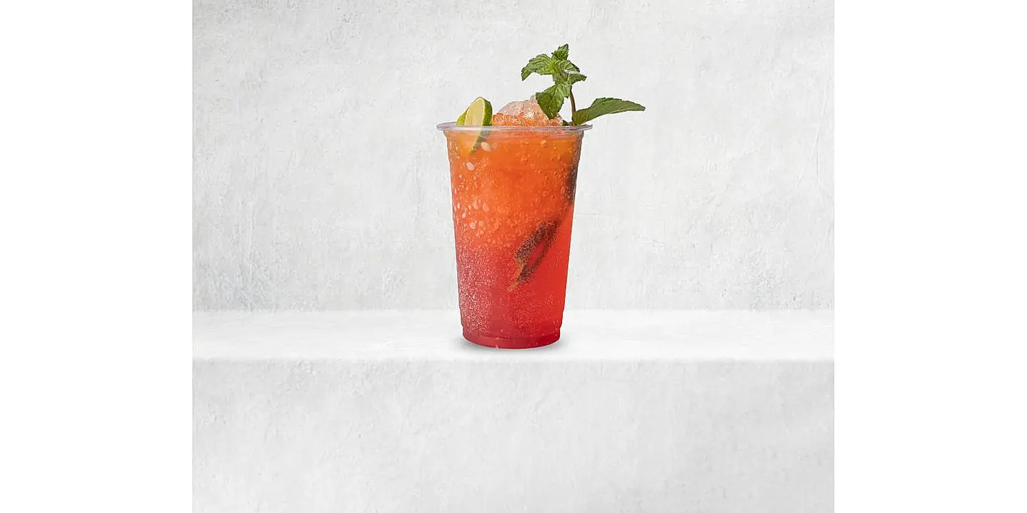 بايسن مع توت احمر