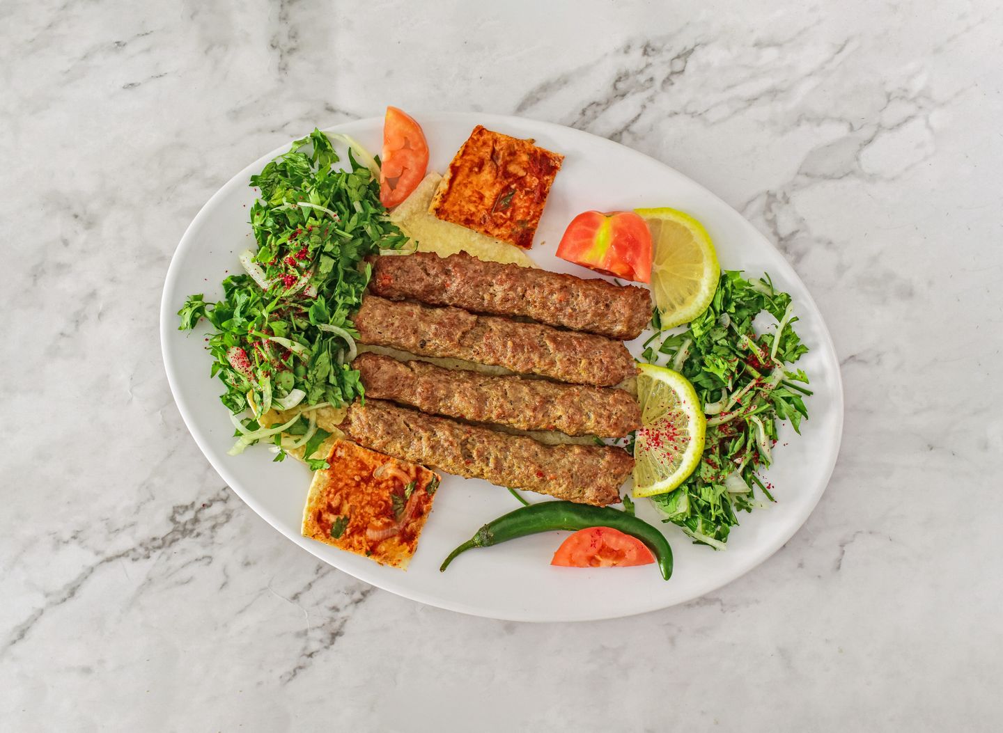 Meat Kebab For A Person
