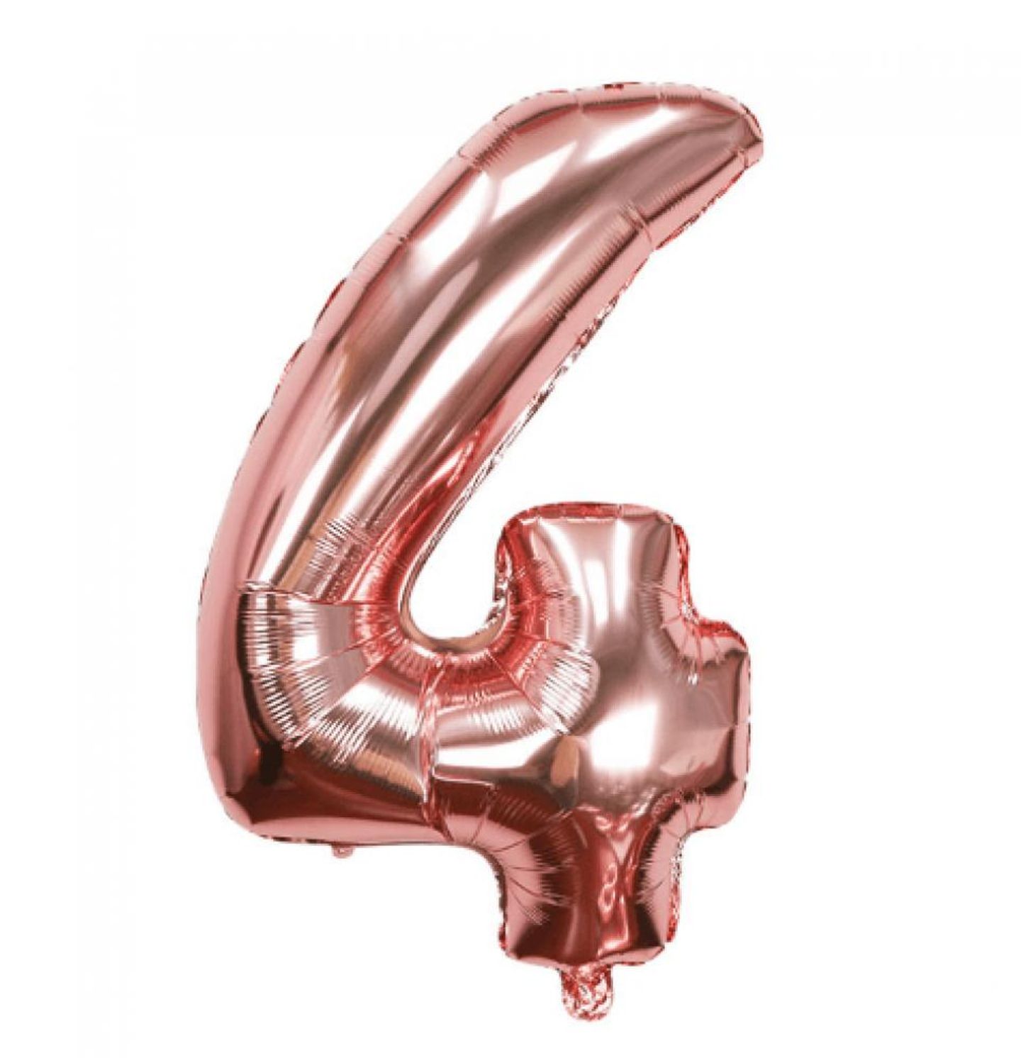 Number 4 Rose Gold